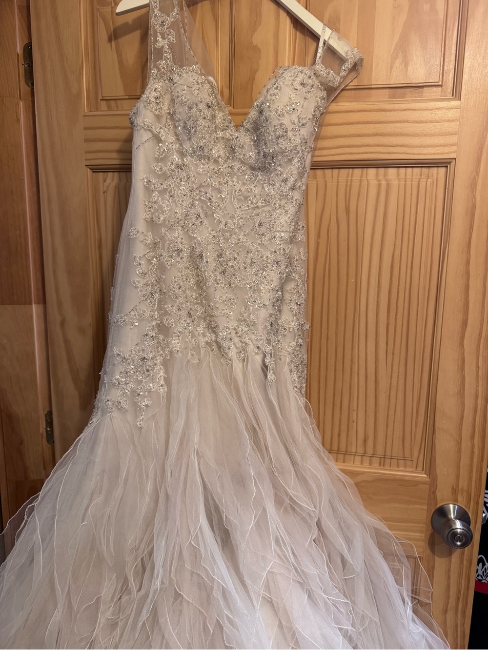 Blush ivory Sophia tolli - Size 10
